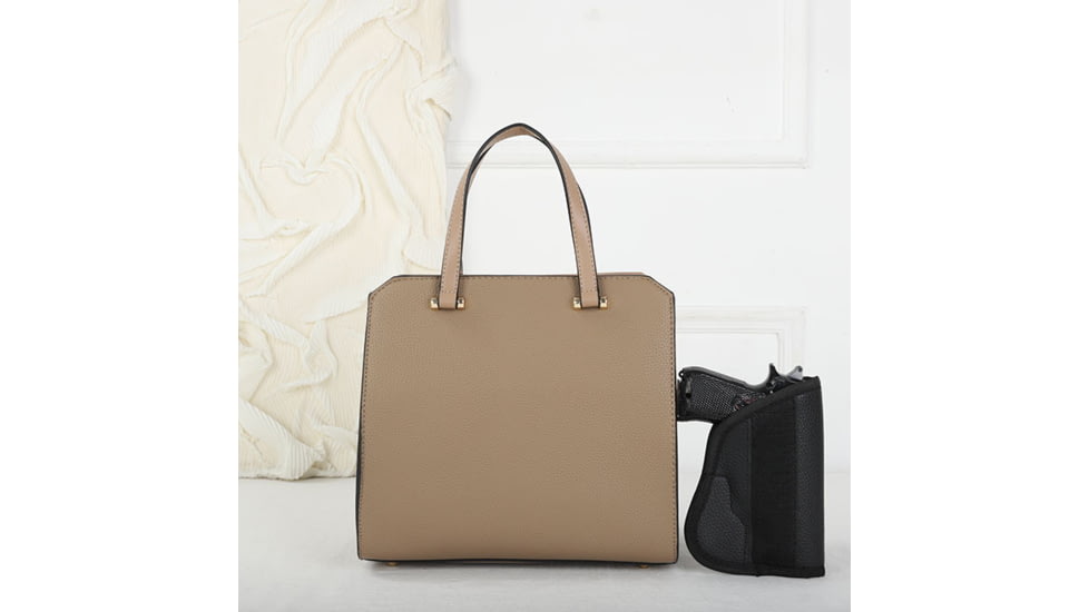 VISM BW5520 PU Leather Purse, Tan, BW5520T