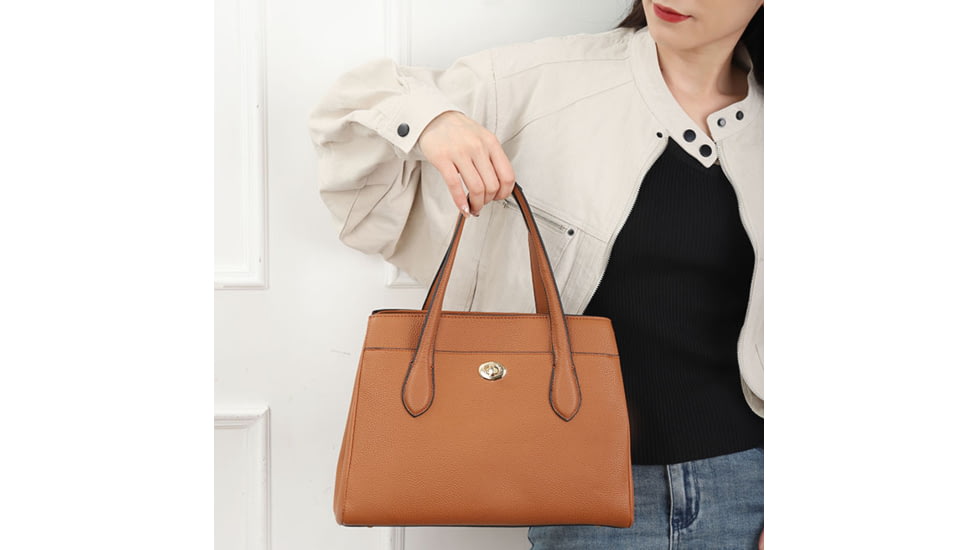 VISM BW8803 PU Leather Purse, Brown, BW8803BR