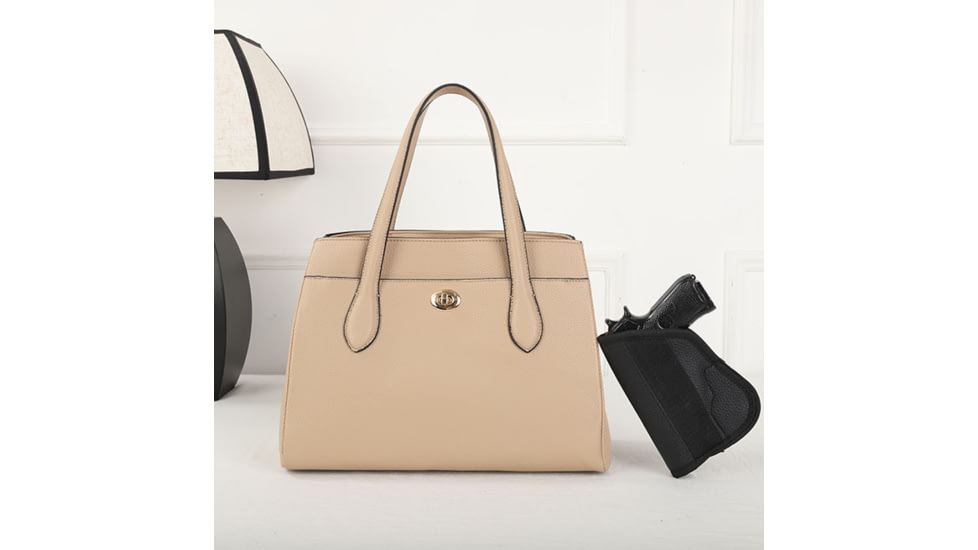 VISM BW8803 PU Leather Purse, Tan, BW8803T