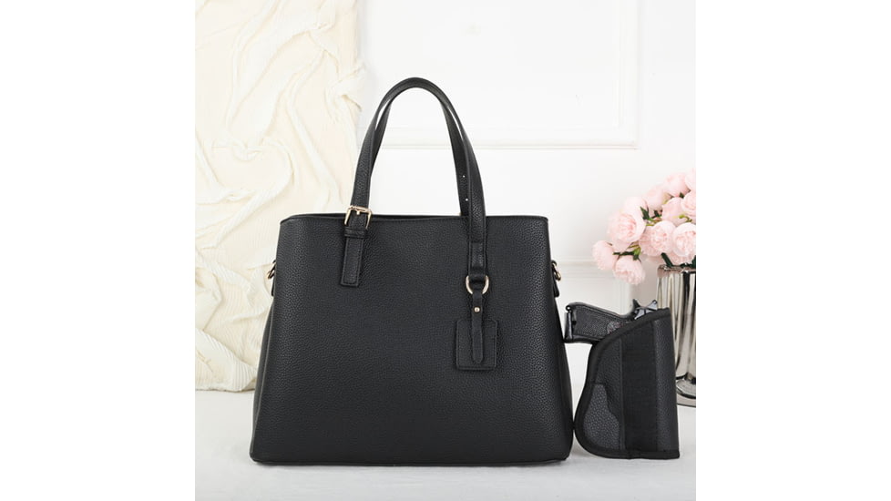 VISM BW8866 PU Leather Purse, Black, BW8866B