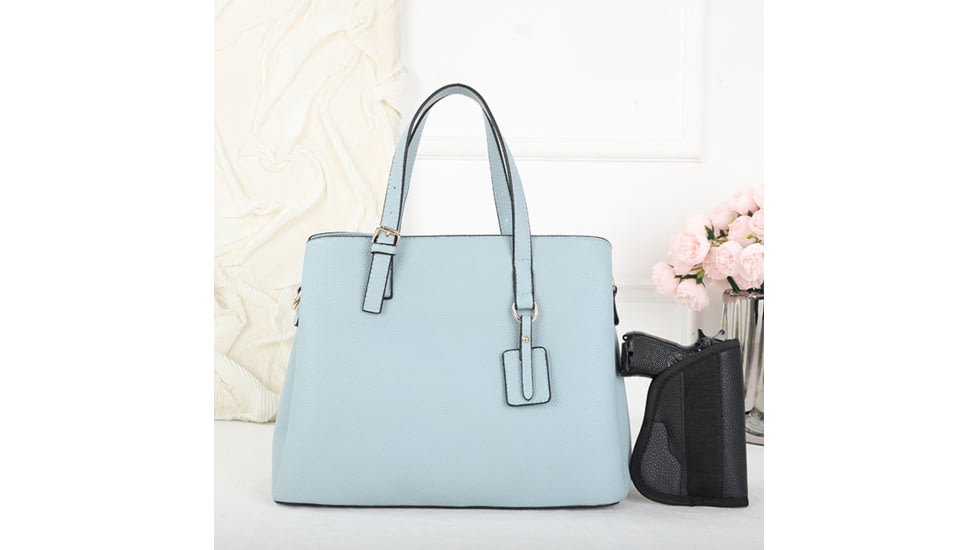 VISM BW8866 PU Leather Purse, Blue, BW8866BL