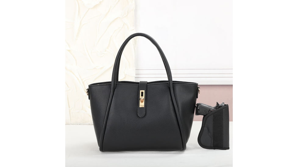 VISM BW8868 PU Leather Purse, Black, BW8868B