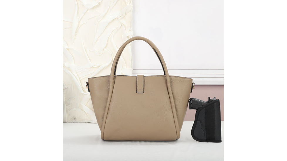 VISM BW8868 PU Leather Purse, Tan, BW8868T
