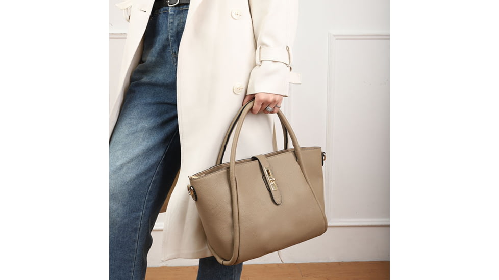 VISM BW8868 PU Leather Purse, Tan, BW8868T