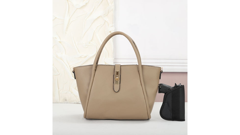 VISM BW8868 PU Leather Purse, Tan, BW8868T