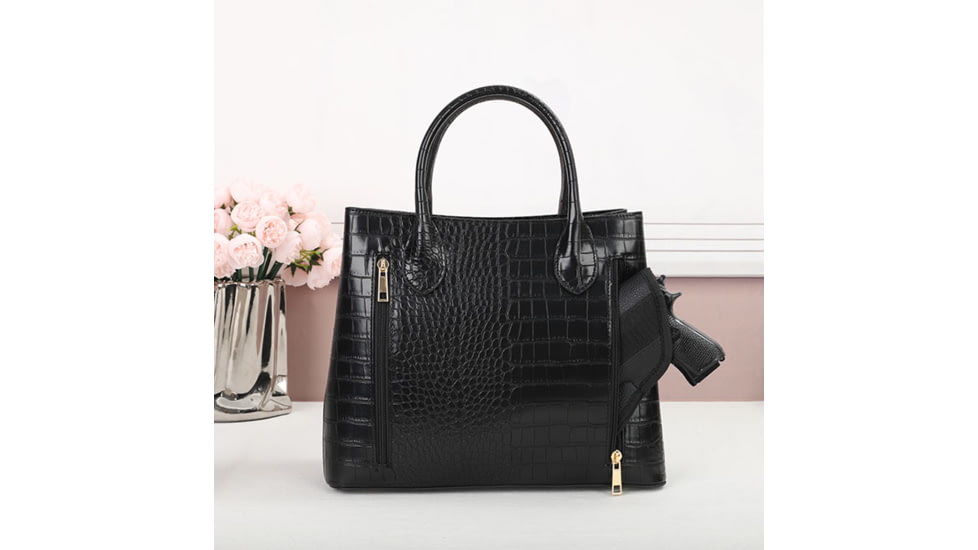 VISM BW8903 PU Leather Purse, Black, BW8903B