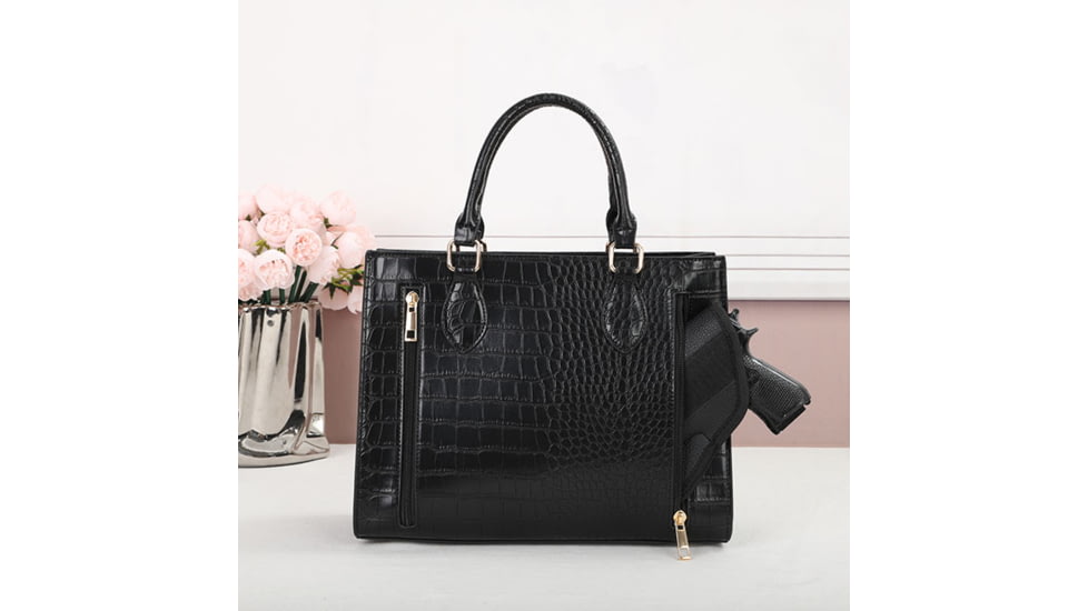 VISM BW8906 PU Leather Purse, Black, BW8906B