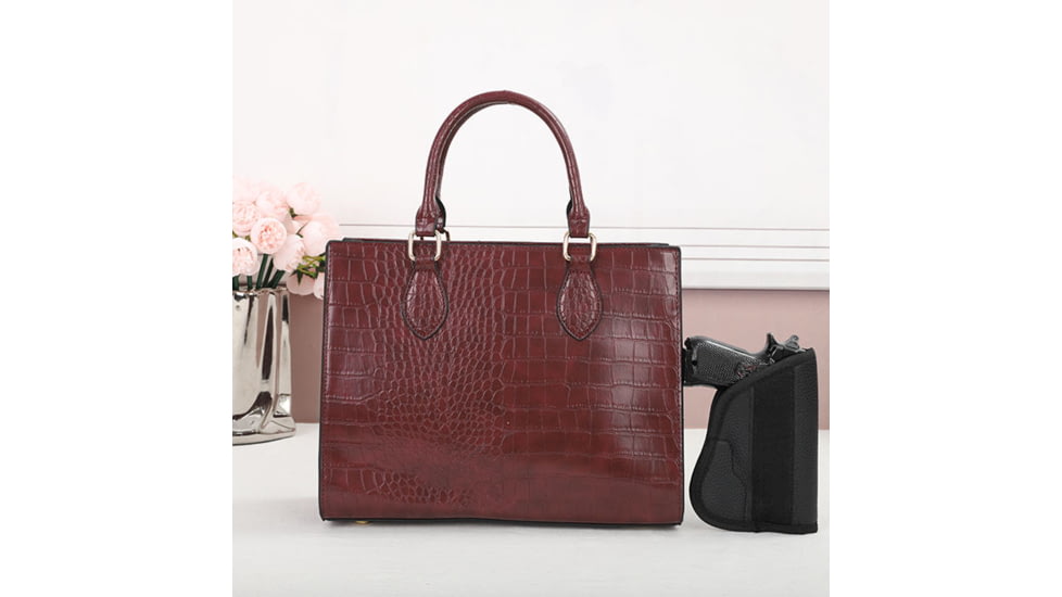 VISM BW8906 PU Leather Purse, Red, BW8906R