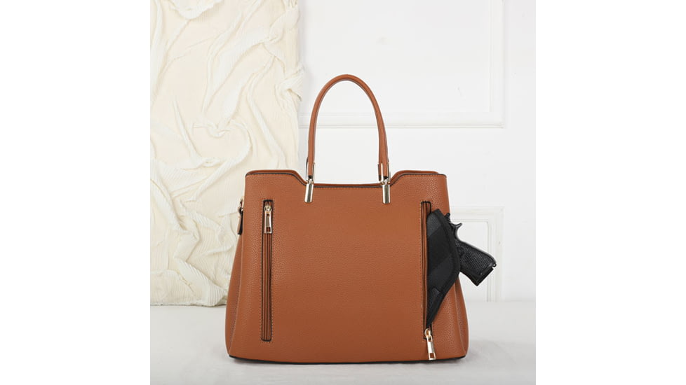 VISM BW8908 PU Leather Purse, Brown, BW8908BR