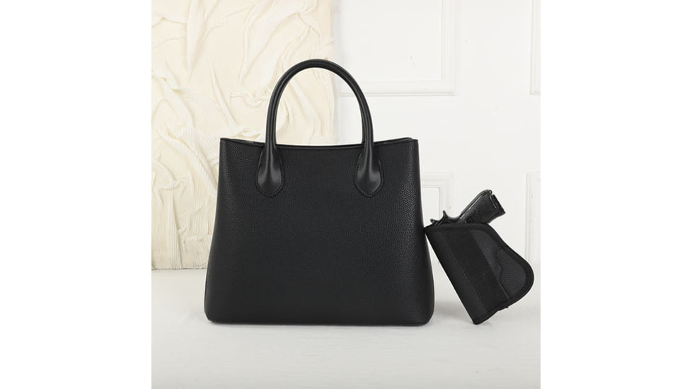 VISM BW9861 PU Leather Purse, Black, BW9861B