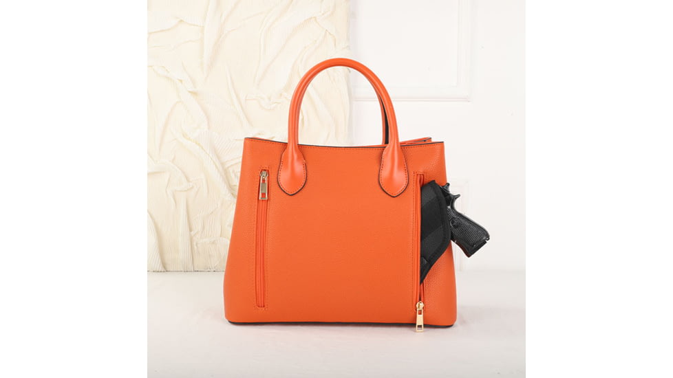 VISM BW9861 PU Leather Purse, Orange, BW9861OR