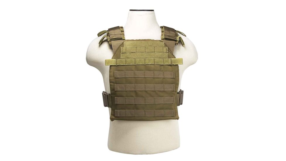 Vism By Ncstar Fast Plate Carrier for 10x12in Plates, Tan, CVPCF2995T