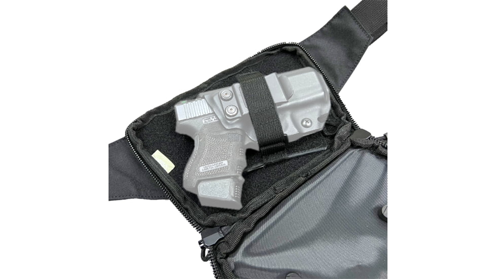 VISM CCW Fanny Pack, Black, CVFP3057B