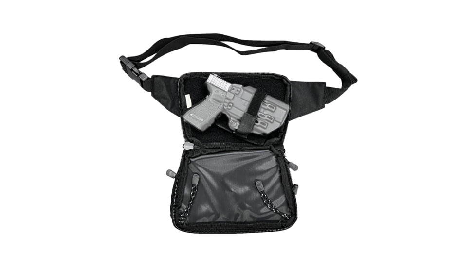 VISM CCW Fanny Pack, Black, CVFP3057B