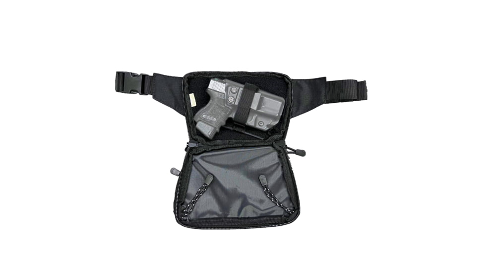 VISM CCW Fanny Pack, Black, CVFP3057B