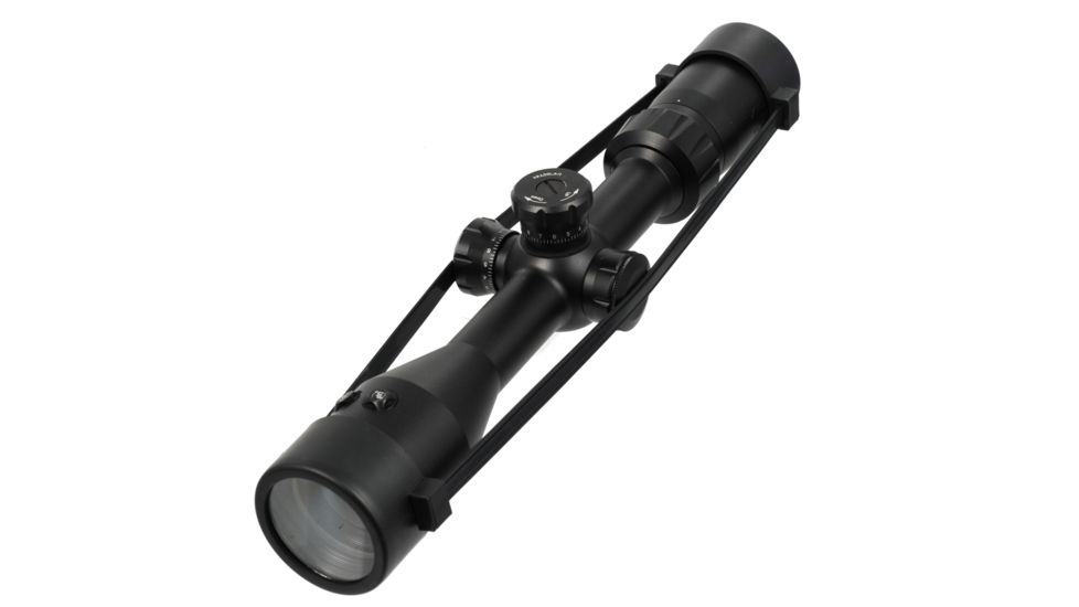 Vism 3-9X42 Rifle Scope With Integrated Red Laser/Black with Mil-Dot Reticle VSFLRBM3942G