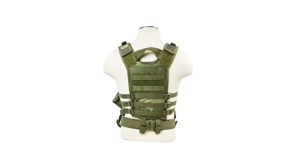 VISM Tactical Vest, Smaller Size, Woodland Camo, Extra Small/Small CTVC2916WC