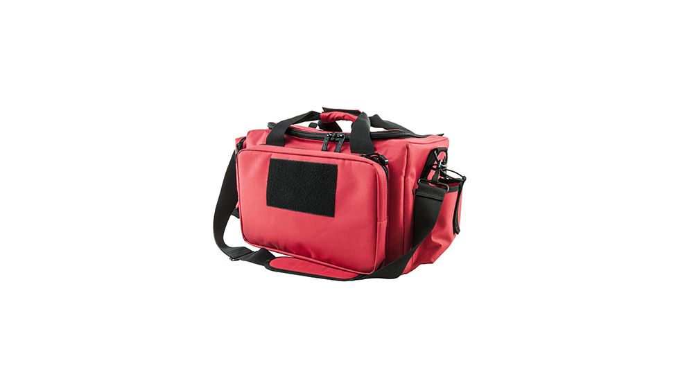 VISM Competition Range Bag w/ Zippered Compartments, Red w/Black Trim CVCRB2950R