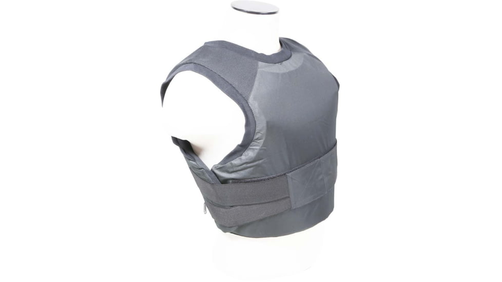 VISM Concealed Carrier Vest w/Two Level IIIA Ballistic Panels, Small, Black, BSI3AVBS