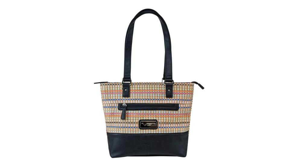 Vism Concealed Carry Printed Tote Bag, Black, BWK001