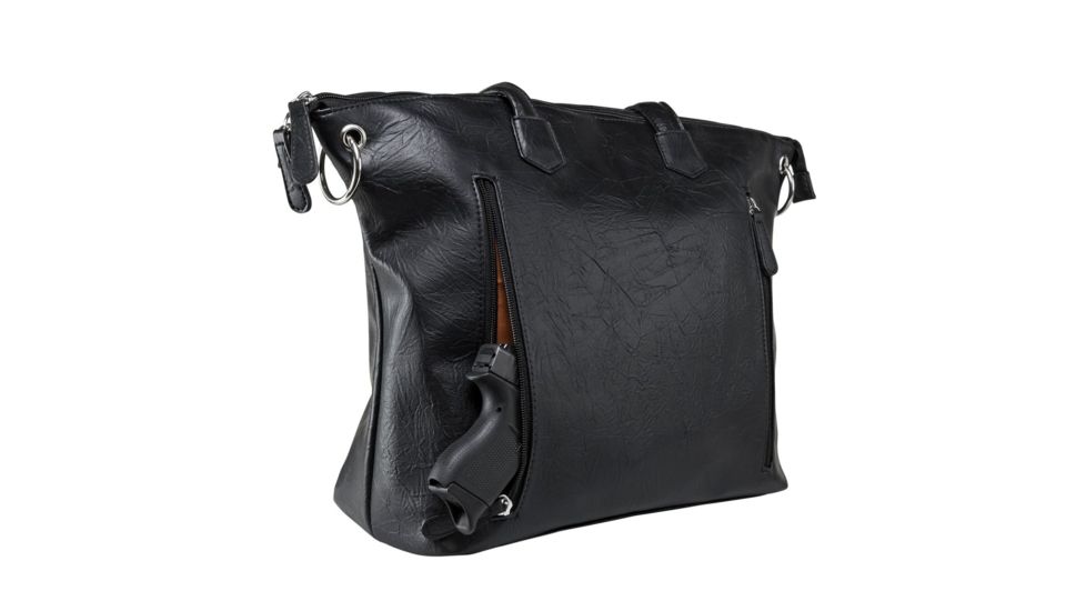 Vism Concealed Carry Satchel Bag, Black, BWE001