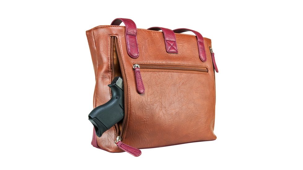 Vism Concealed Carry Shoulder Bag, Brown, BWG003