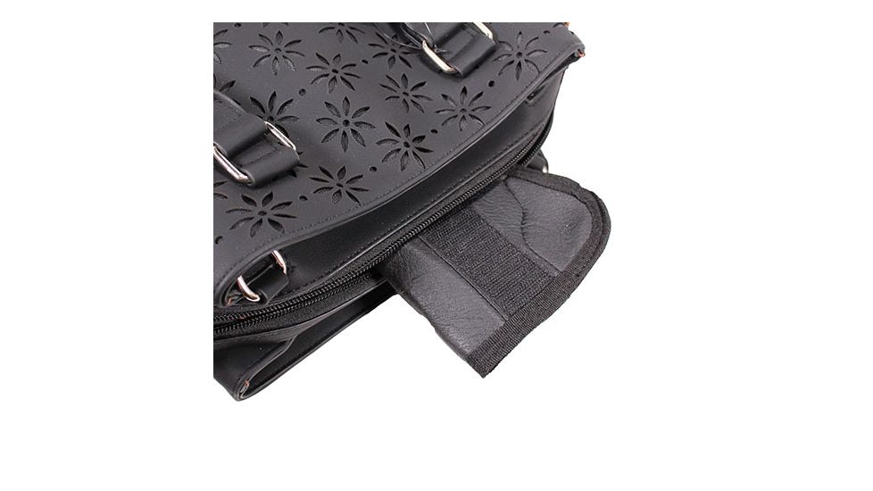 Vism Daisy Crossbody Satchel, Black, BWQ001