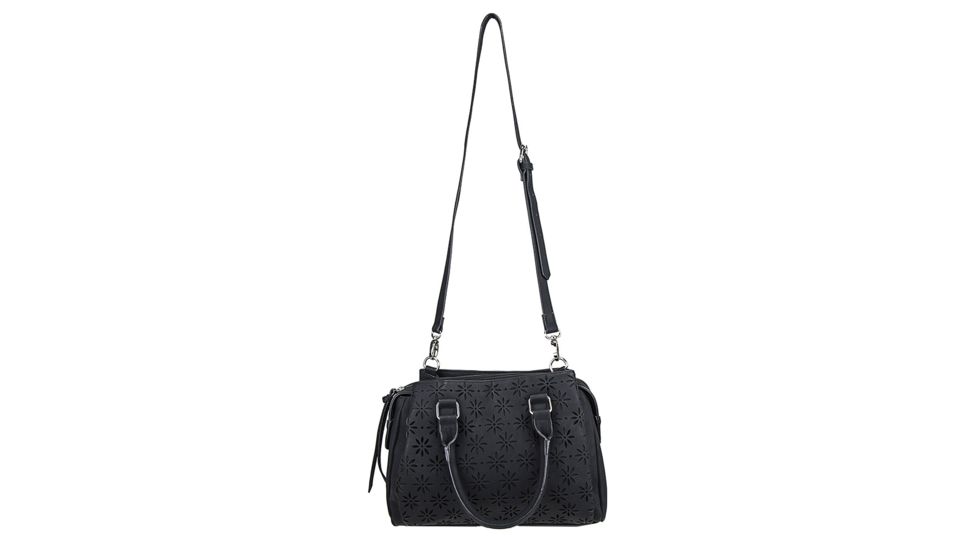 Vism Daisy Crossbody Satchel, Black, BWQ001