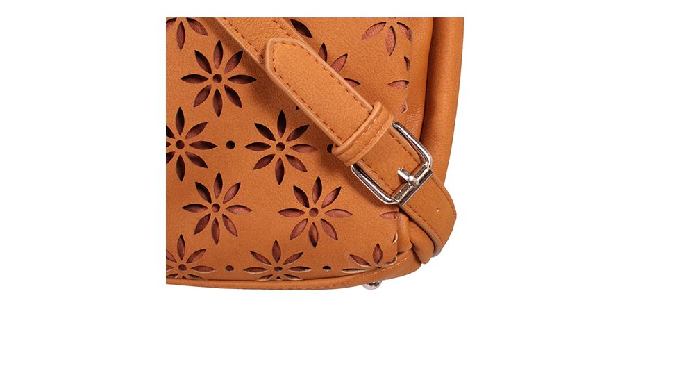 Vism Daisy Crossbody Satchel, Brown, BWQ002
