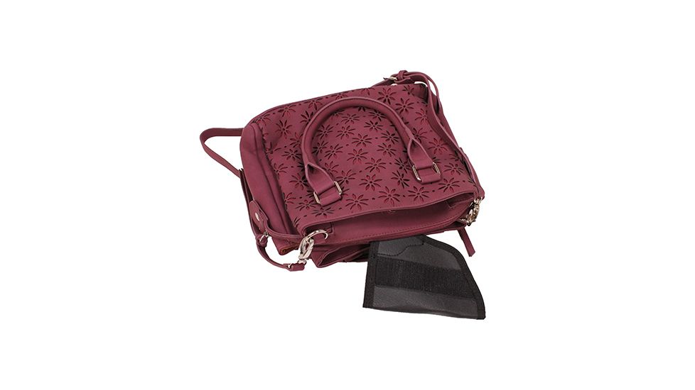 Vism Daisy Crossbody Satchel, Burgundy, BWQ003