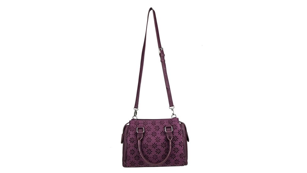 Vism Daisy Crossbody Satchel, Burgundy, BWQ003