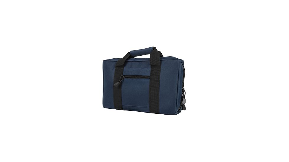 VISM Discreet Handgun/Pistol Case, Blue/Black Trim, 10.75in.x2in.x13.5in. 196656