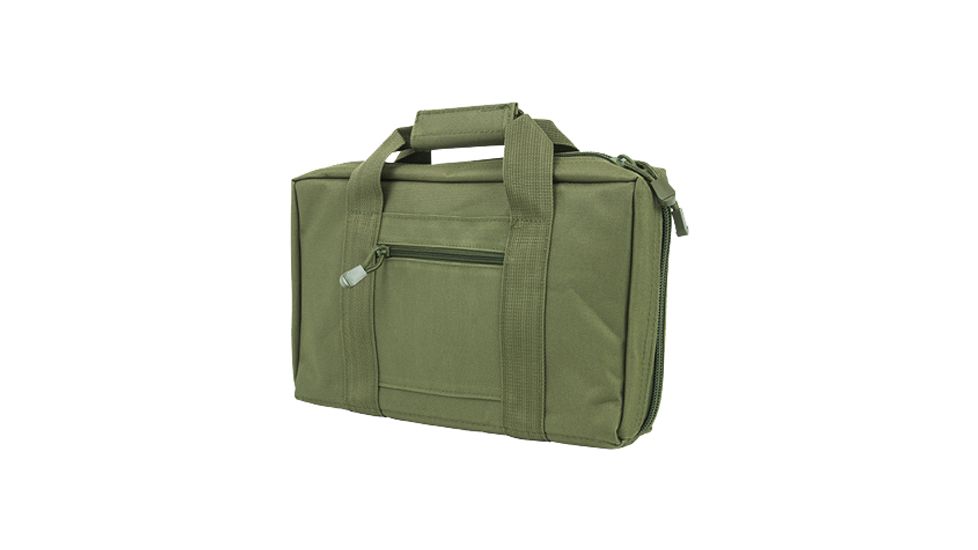 VISM Discreet Handgun/Pistol Case, Green, 10.75in.x2in.x13.5in. 196657