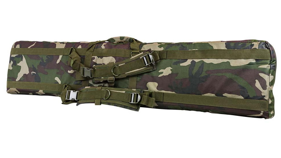 VISM Double 52in Carbine Case, Woodland Camo, CVDC2946WC-52