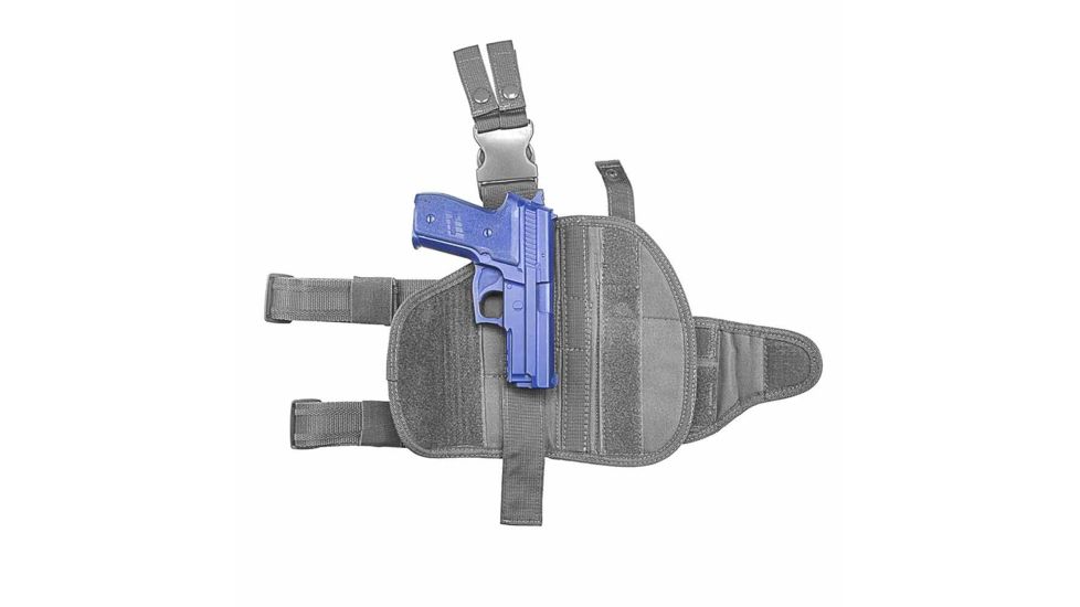 VISM Drop Leg Tactical Holster, Urban Gray CVDLHOL2955U