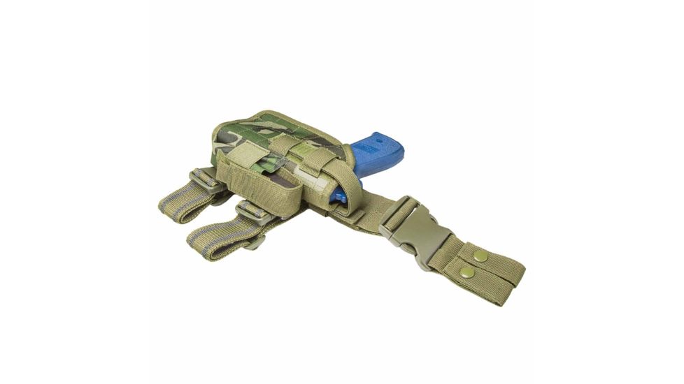 Vism Drop Leg Universal Holster , Woodland Camo, CVDLHOL2954WC