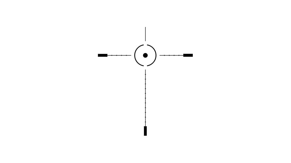 VISM ECO Prismatic Scope 4X Scope/Laser &amp; NAV LED/Green Micro Dot, Black VECO434QRBG