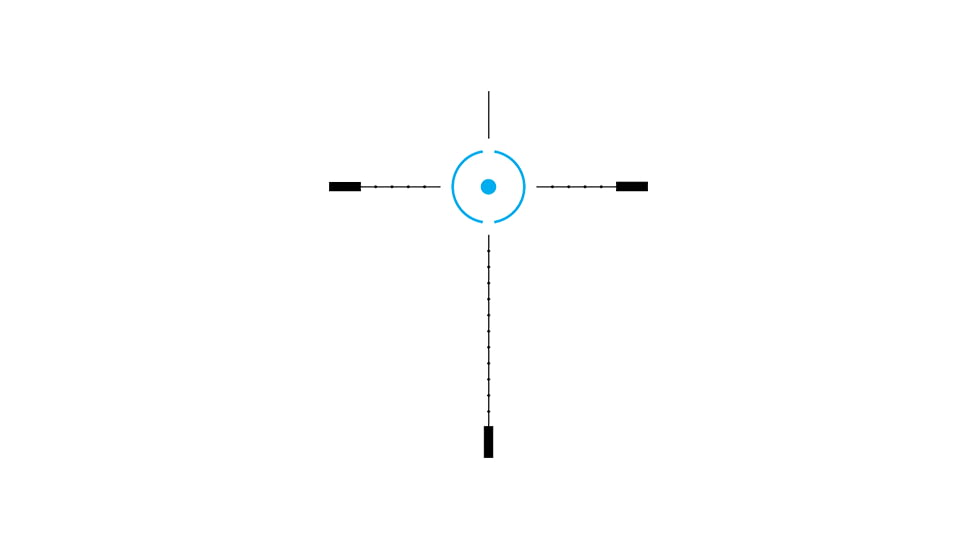 VISM ECO Prismatic Scope 4X Scope/Laser &amp; NAV LED/Green Micro Dot, Black VECO434QRBG