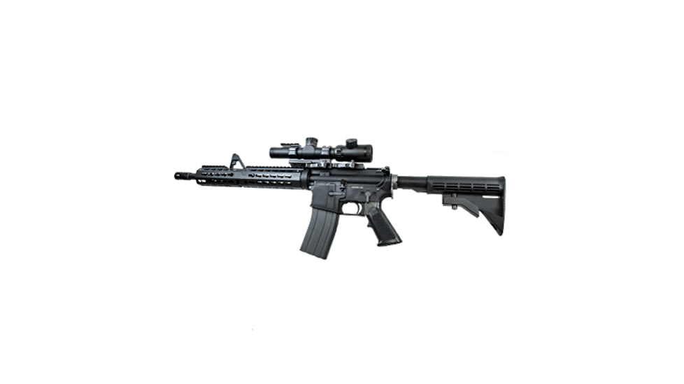 Vism Evolution 1.1-4X24 Scope/ P4 Sniper/ And Vism Vmsprb Mount Combo, BLACK VEVOFP11424G/SPR