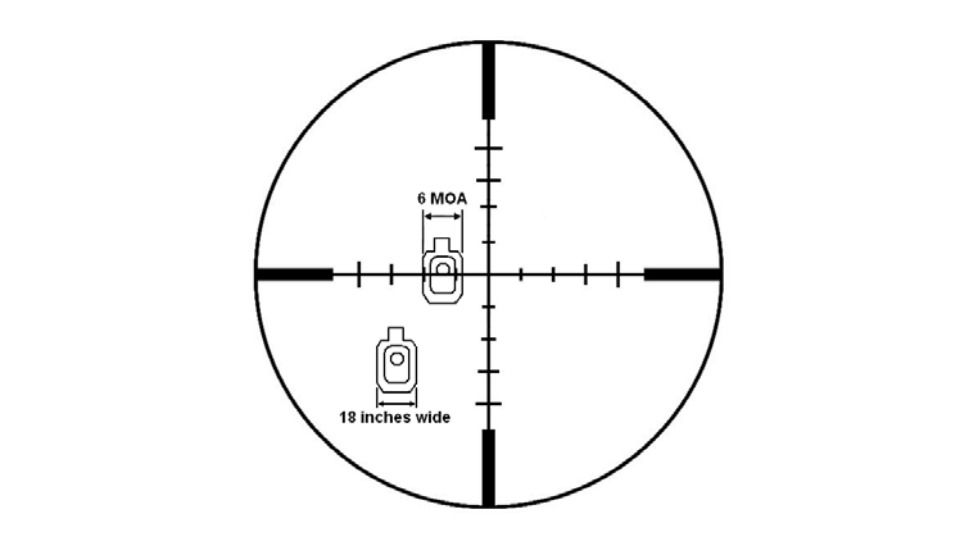 VISM Evolution Series 6-24x50 Full Size Scope w/ Glass Etched Reticle, Black, Blue&amp;Green Ill./P4 Sniper/Green Lens VEVOFP62450G