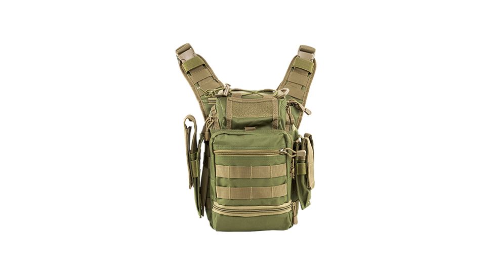 VISM First Responders Utility Bag, Green w/Tan CVFRB2918GT