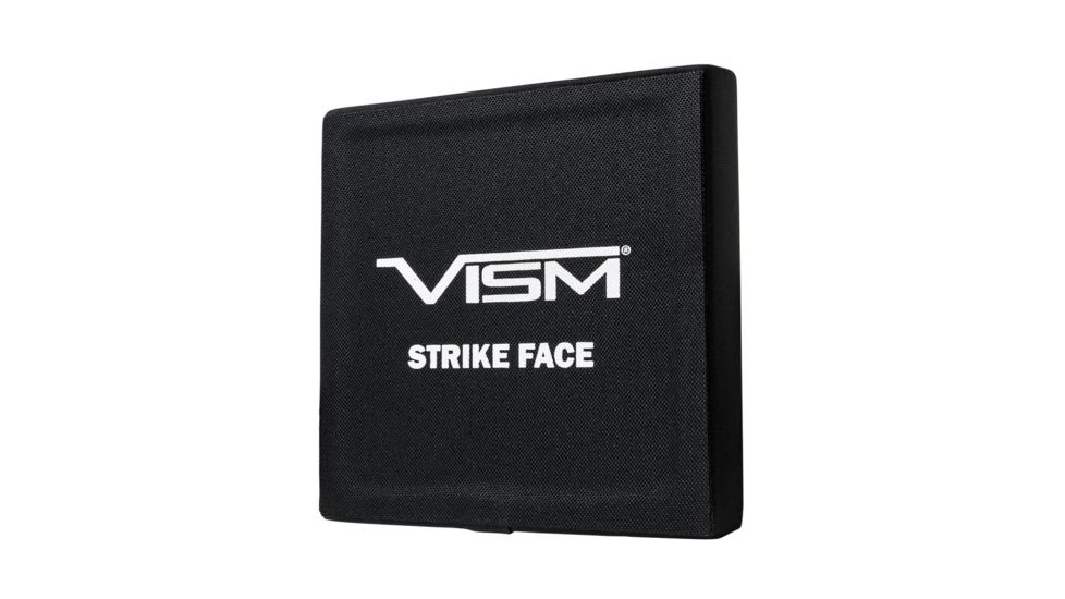 Vism Hard Side Ballistic Plate, Black, 6 in x 6 in, Black BPSD66