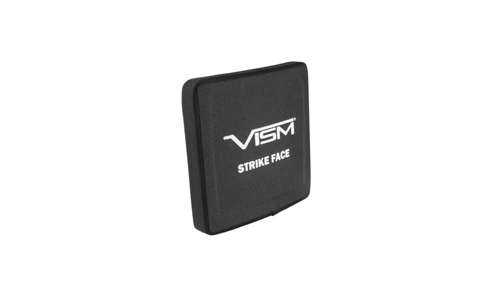 VISM Hard Side Plate, PE, 6x6, Curved, Black, BPSD66C