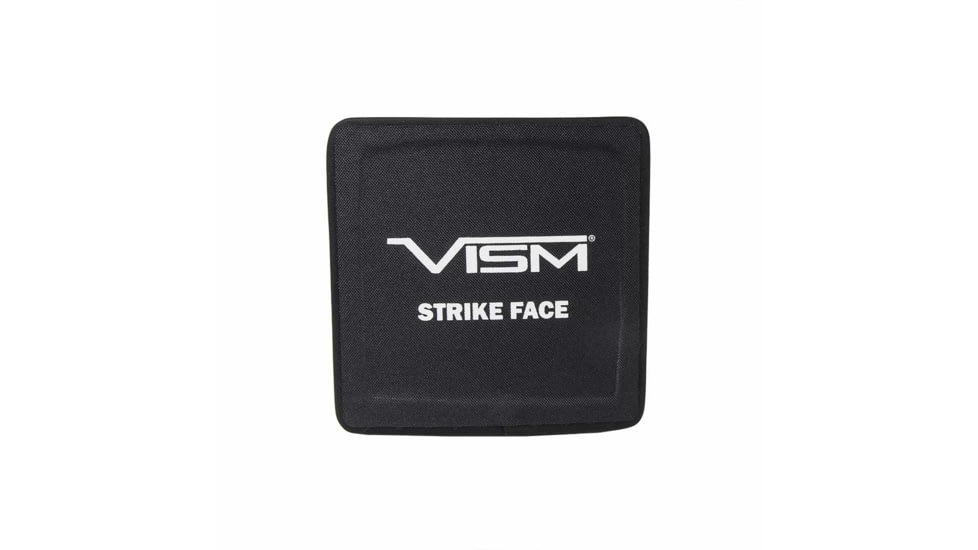 VISM Hard Side Plate, PE, 6x6, Curved, Black, BPSD66C