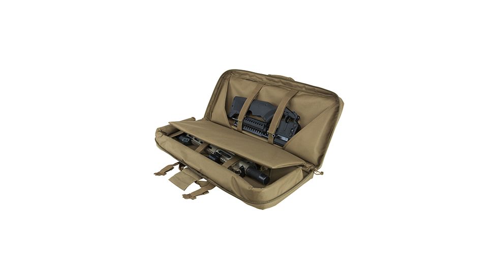 VISM Heavy Duty 28in Deluxe AR15/AK Carbine Pistol Case, Tan CVCPD2962T-28
