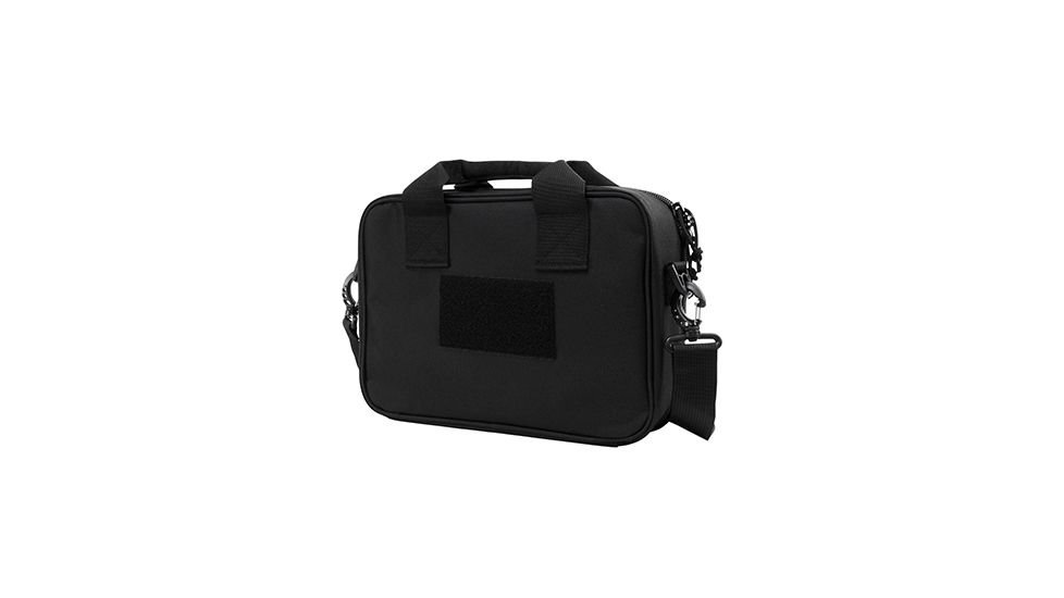VISM Heavy Duty Double Pistol Range Bag, Black CPDX2971B
