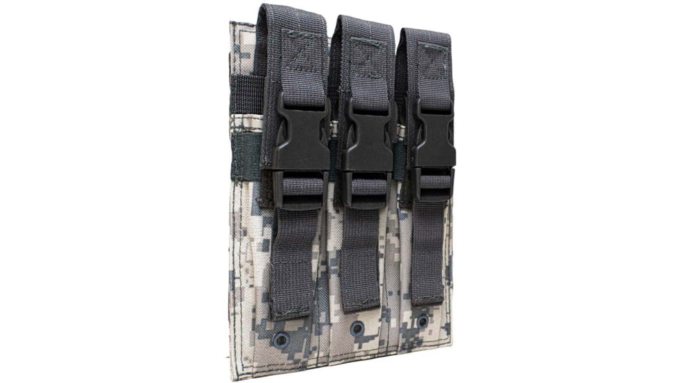 VISM Hicap Pistol Triple Magazine Pouch, Digital Camo, CVMP3030D