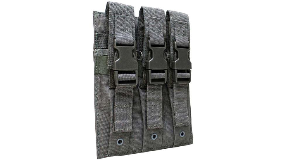 VISM Hicap Pistol Triple Magazine Pouch, Urban Gray, CVMP3030U