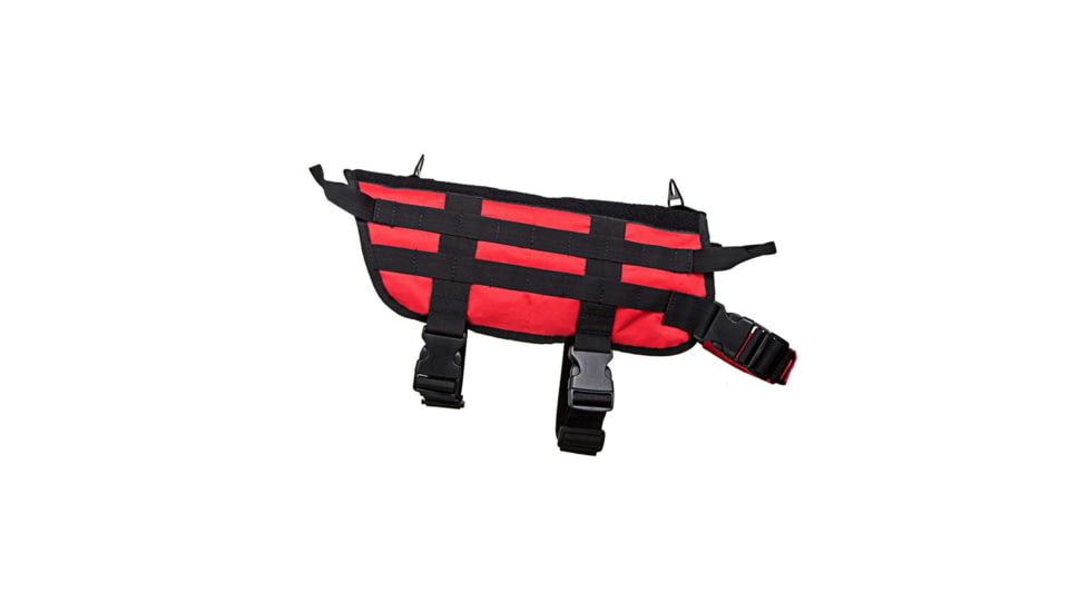 Vism K9 Tactical Vest Med , Red, CVK93005RM