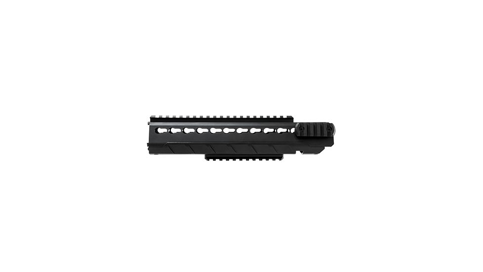 VISM KeyMod Triangle Handguard, for AR-15, Black, Mid Length VMARTKMM